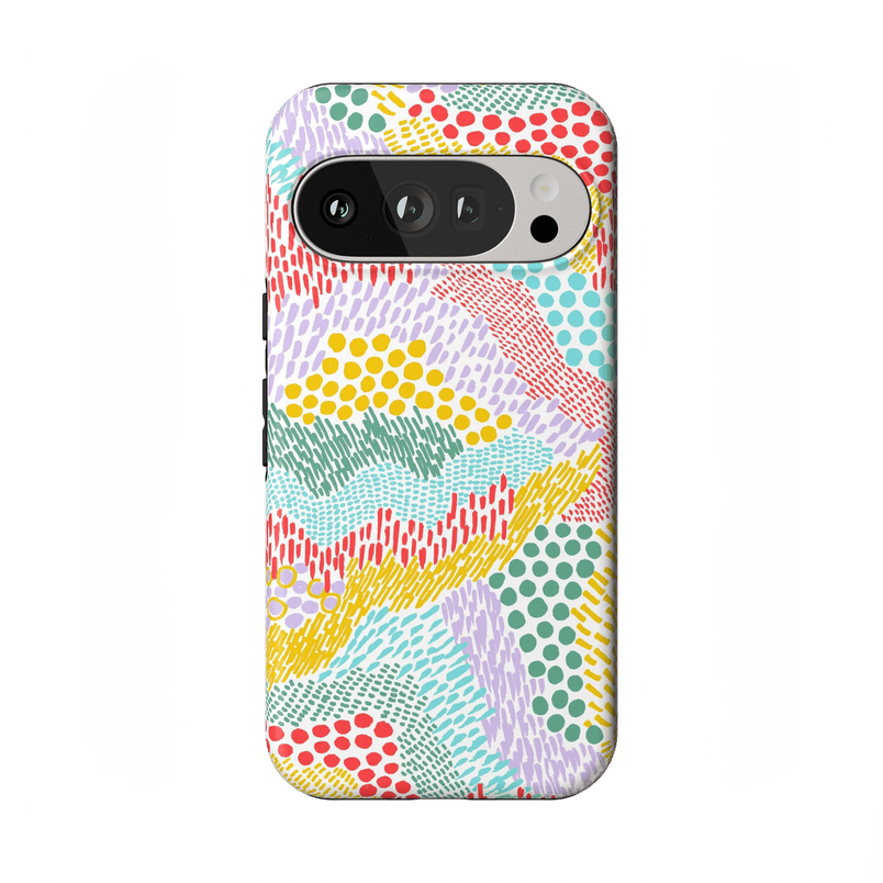 Color Me Happy | Pattern Colorblock Case iPhone Case get.casely 