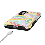 Color Me Happy | Pattern Colorblock Case iPhone Case get.casely 