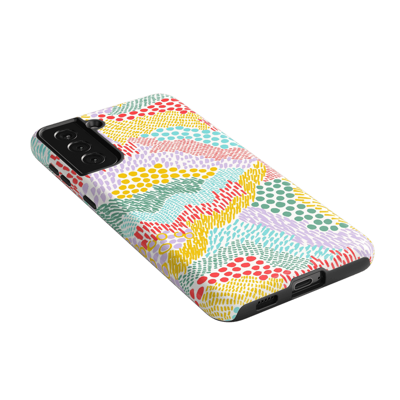 Color Me Happy | Pattern Colorblock Case iPhone Case get.casely 