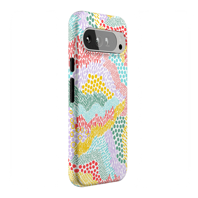 Color Me Happy | Pattern Colorblock Case iPhone Case get.casely 