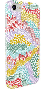 Color Me Happy | Pattern Colorblock Case iPhone Case get.casely
