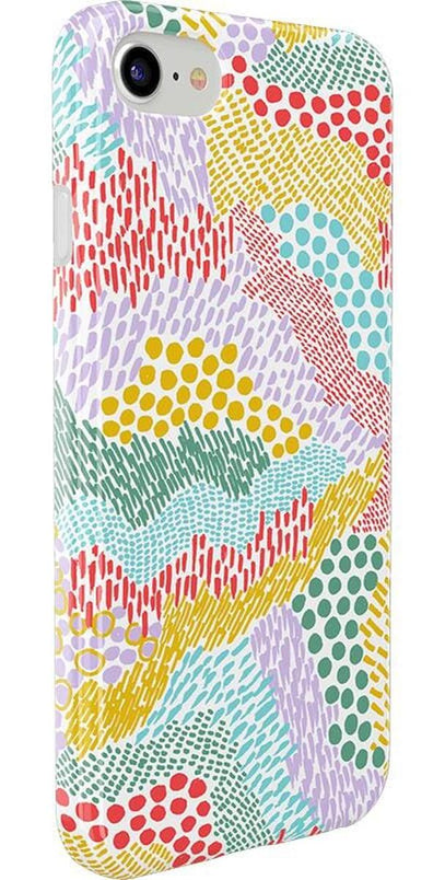 Color Me Happy | Pattern Colorblock Case iPhone Case get.casely