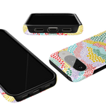 Color Me Happy | Pattern Colorblock Case iPhone Case get.casely 