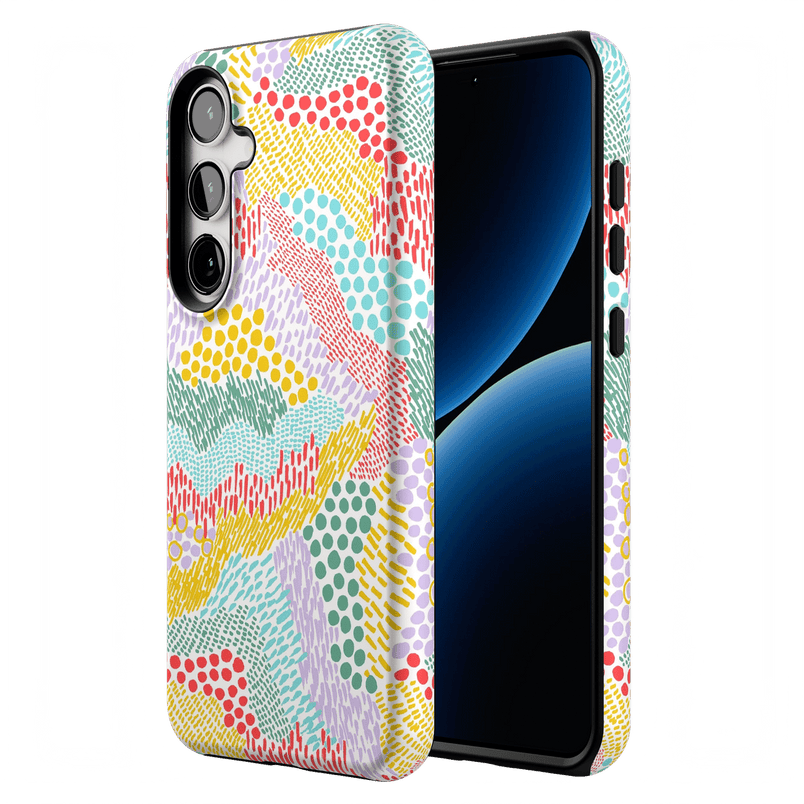 Color Me Happy | Pattern Colorblock Case iPhone Case get.casely 