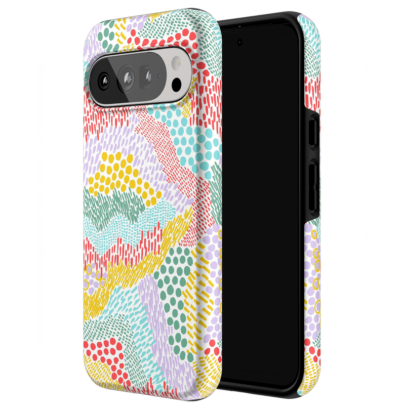 Color Me Happy | Pattern Colorblock Case iPhone Case get.casely 