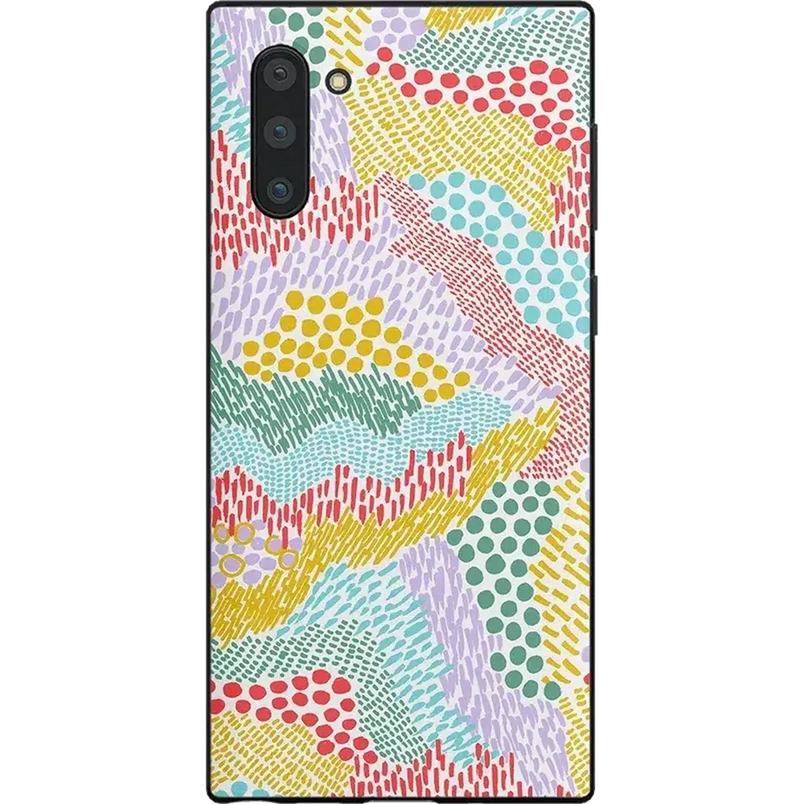 Color Me Happy | Pattern Colorblock Samsung Case Samsung Case get.casely Classic Galaxy Note 10 Plus 
