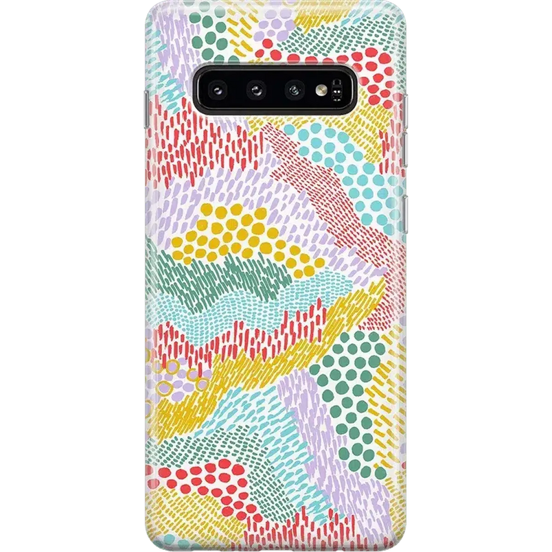 Color Me Happy | Pattern Colorblock Samsung Case Samsung Case get.casely 