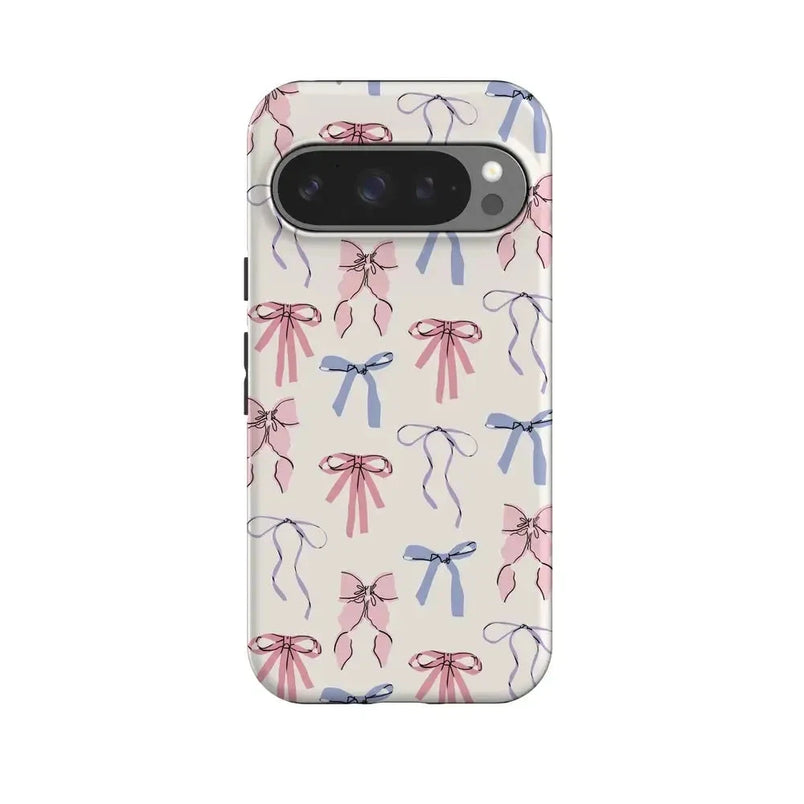 Coquette Girlie | Pastel Bows Case Phone Case Casetry Essential + MagSafe® Google Pixel 10 Pro 