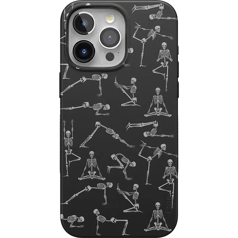 Corpse Pose | Skeleton Yoga Case Phone Case Casetry Bold + MagSafe® iPhone 15 Pro Max