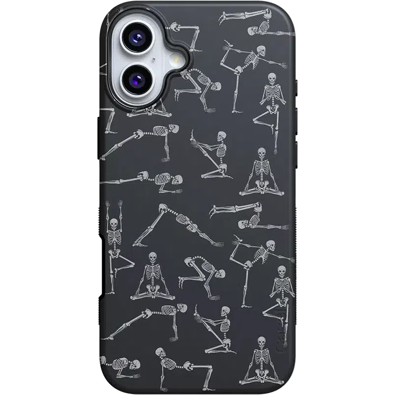 Corpse Pose | Skeleton Yoga Case Phone Case Casetry Bold + MagSafe® iPhone 16 Plus