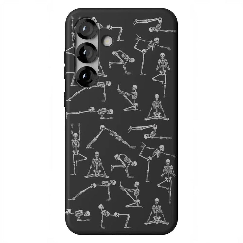 Corpse Pose | Skeleton Yoga Case Phone Case Casetry Essential + MagSafe® Galaxy S25 Plus