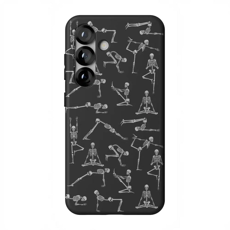 Corpse Pose | Skeleton Yoga Case Phone Case Casetry Essential + MagSafe® Galaxy S25