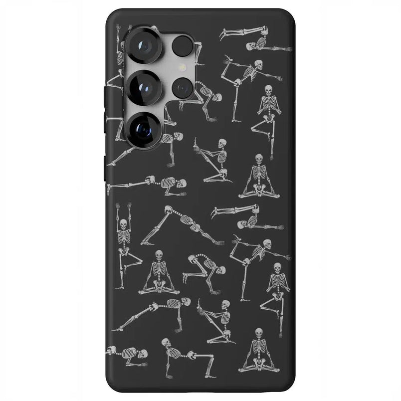 Corpse Pose | Skeleton Yoga Case Phone Case Casetry Essential + MagSafe® Galaxy S25 Ultra