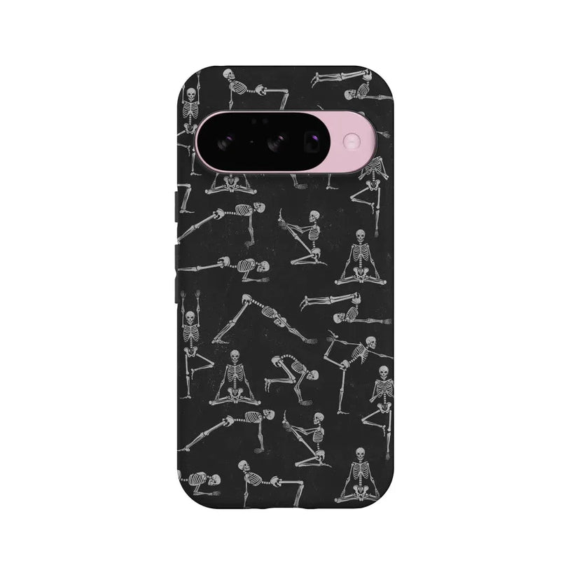 Corpse Pose | Skeleton Yoga Case Phone Case Casetry Essential + MagSafe® Google Pixel 10 