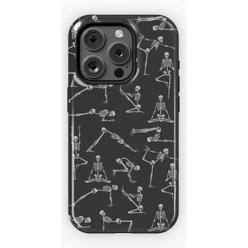 Corpse Pose | Skeleton Yoga Case Phone Case Casetry Essential + MagSafe® iPhone 15 Pro