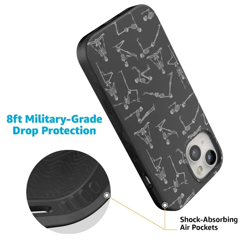 Corpse Pose | Skeleton Yoga Case Phone Case Casetry 
