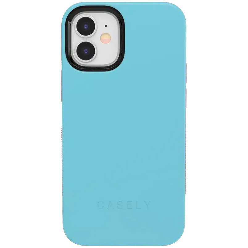 Cotton Candy Electric Blue on Pink | Ultra-Protective Bold Case iPhone Case get.casely Bold iPhone 12 Mini 