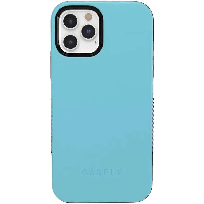 Cotton Candy Electric Blue on Pink | Ultra-Protective Bold Case iPhone Case get.casely Bold iPhone 12 Pro Max 