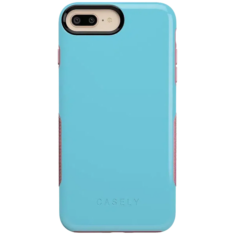 Cotton Candy Electric Blue on Pink | Ultra-Protective Bold Case iPhone Case get.casely Bold iPhone 6/7/8 Plus 