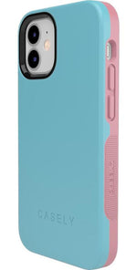 Cotton Candy Electric Blue on Pink | Ultra-Protective Bold Case iPhone Case get.casely 