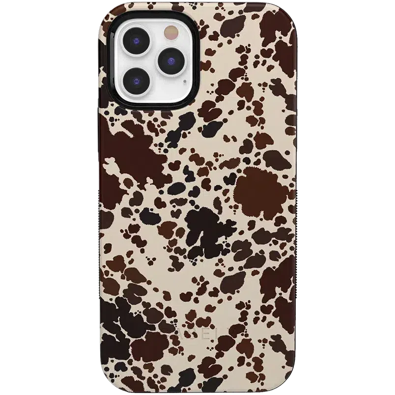 Cowgirl Envy | Cow Print Case iPhone Case get.casely Bold + MagSafe® iPhone 12 Pro