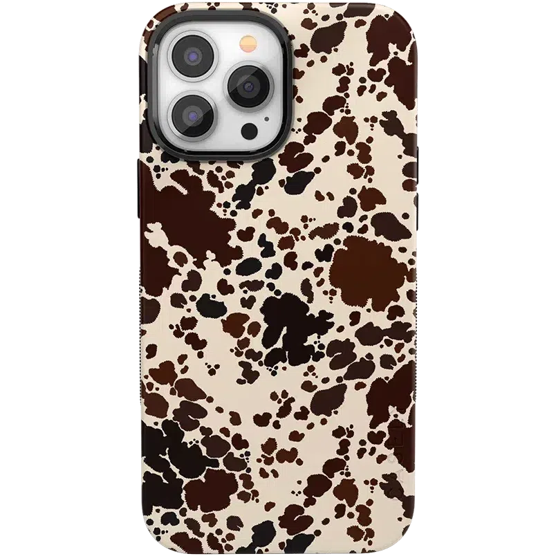 Cowgirl Envy | Cow Print Case iPhone Case get.casely Bold + MagSafe® iPhone 13 Pro Max