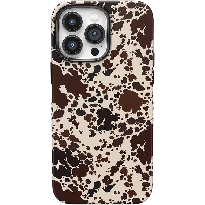 Cowgirl Envy | Cow Print Case iPhone Case get.casely Bold + MagSafe® iPhone 14 Pro Max