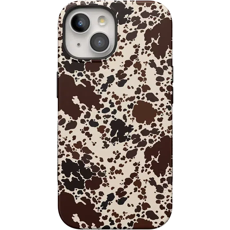 Cowgirl Envy | Cow Print Case iPhone Case get.casely Bold + MagSafe® iPhone 15 Plus