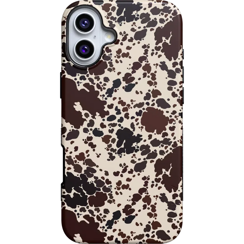 Cowgirl Envy | Cow Print Case iPhone Case get.casely Bold + MagSafe® iPhone 16 Plus