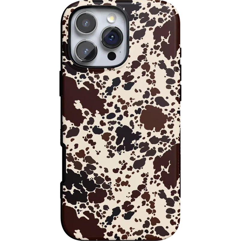 Cowgirl Envy | Cow Print Case iPhone Case get.casely Bold + MagSafe® iPhone 16 Pro Max