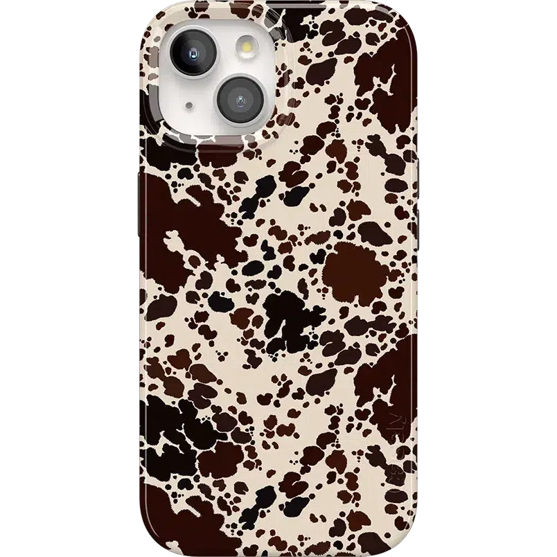 Cowgirl Envy | Cow Print Case iPhone Case get.casely Classic + MagSafe® iPhone 15