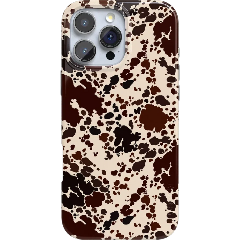 Cowgirl Envy | Cow Print Case iPhone Case get.casely Classic + MagSafe® iPhone 16 Pro Max