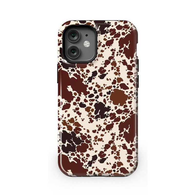 Cowgirl Envy | Cow Print Case iPhone Case get.casely Essential + MagSafe® iPhone 12 Mini