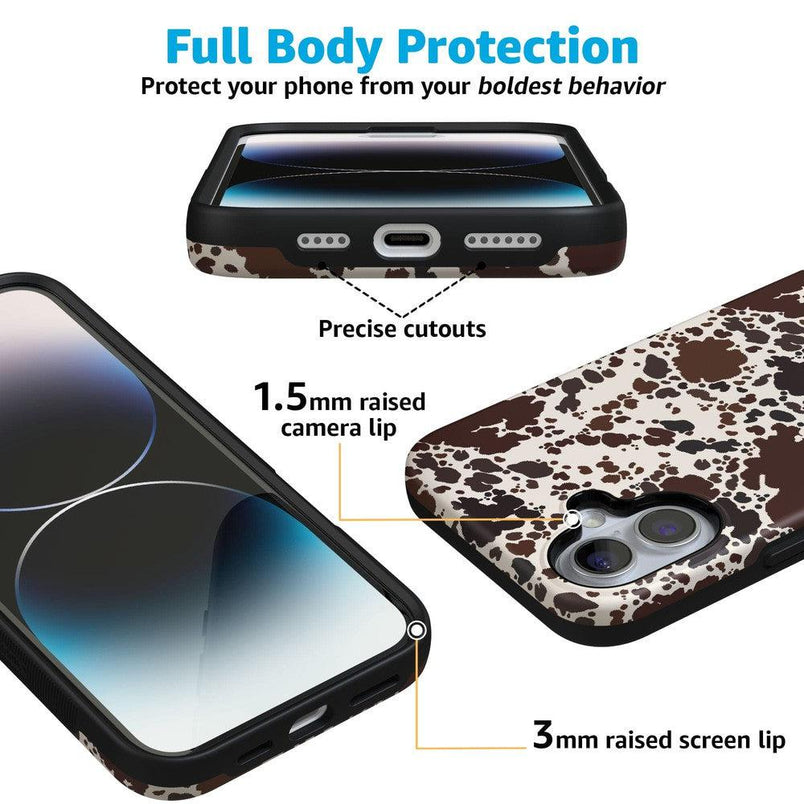 Cowgirl Envy | Cow Print Case iPhone Case get.casely 