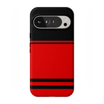 Go Canes | Black & Red Striped Case - Google Pixel 9 Pro XL