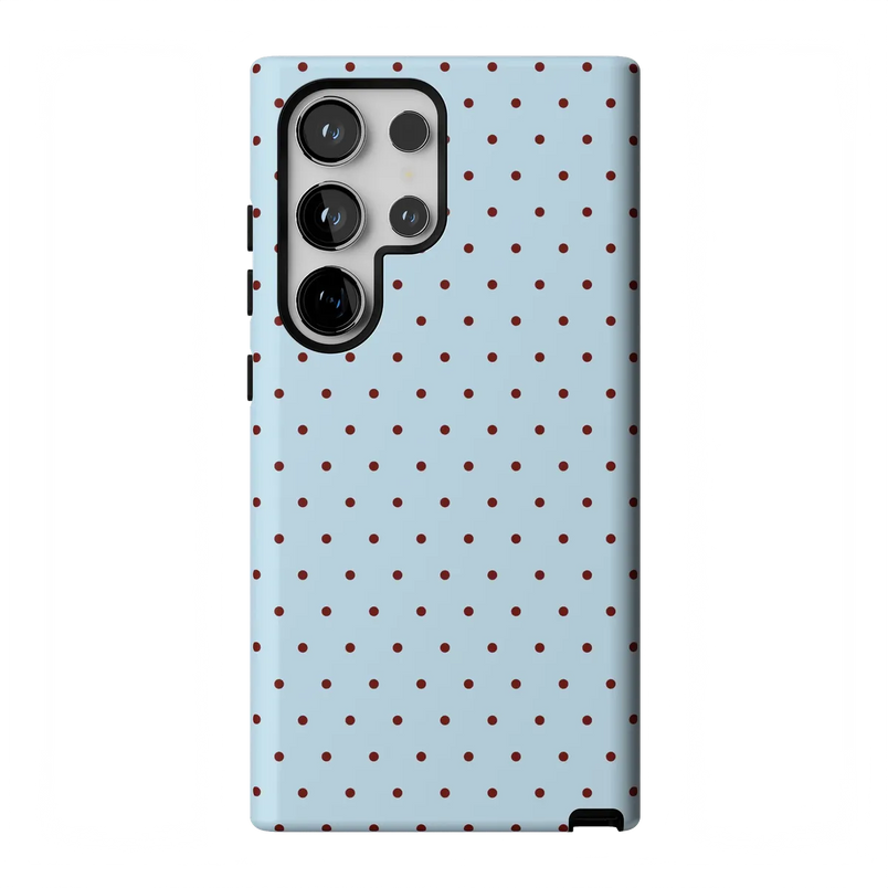 On the Dot | Blue Polka Dot Case