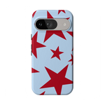 Stars Align | Blue & Red Stars Case - Google Pixel 9