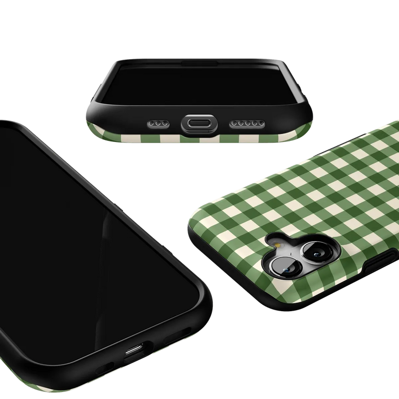 Checked Twice | Green Plaid Case