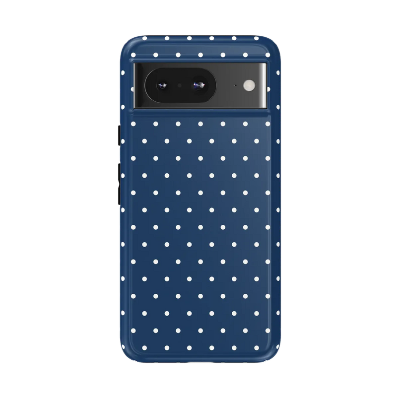On the Dot | Navy Polka Dot Case