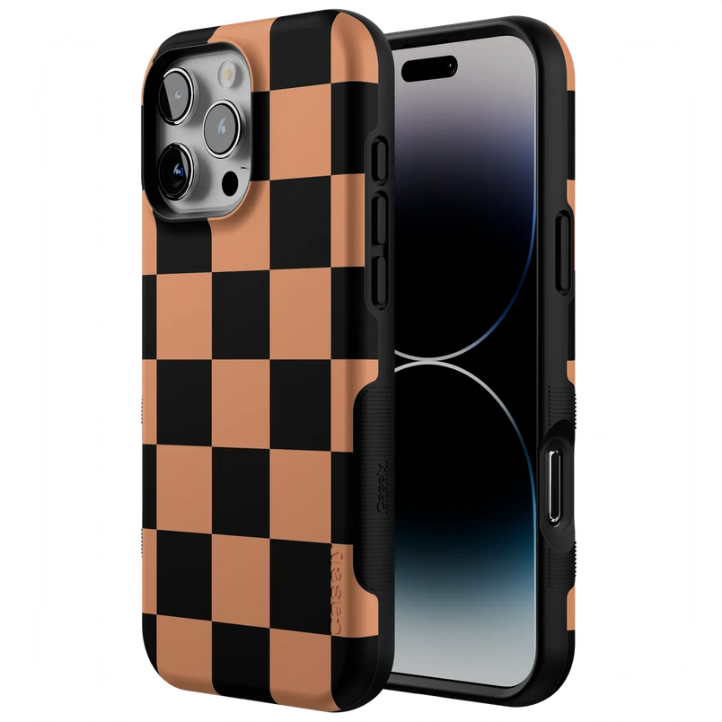 Fit Check | Black & Brown Checkerboard Case