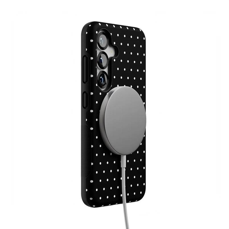 On the Dot | Black Polka Dot Case