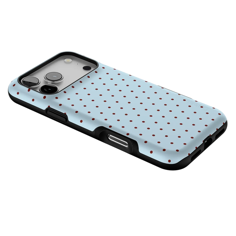 On the Dot | Blue Polka Dot Case