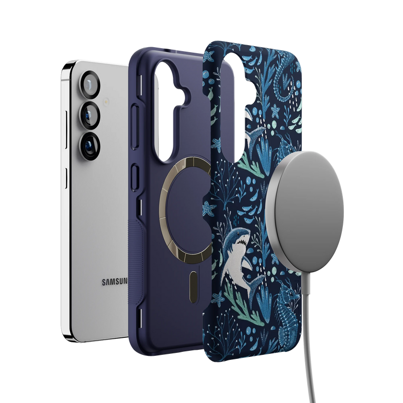 Midnight Reef | Shark Print Case