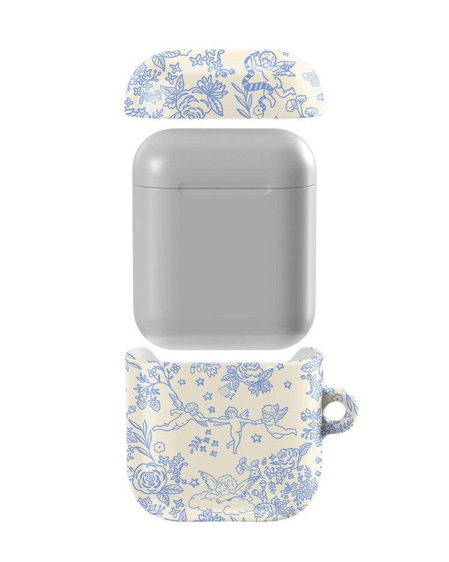 Cupid's Canvas | Periwinkle Floral AirPods Case AirPods Case Casetry 