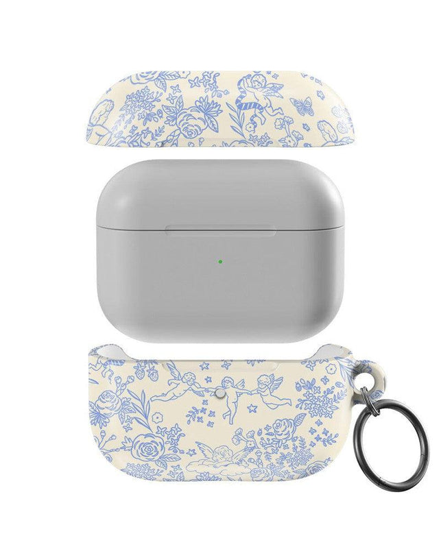 Cupid's Canvas | Periwinkle Floral AirPods Case AirPods Case Casetry 