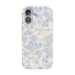 Cupid's Canvas | Periwinkle Floral Case Phone Case Casetry Classic + MagSafe® iPhone 17 