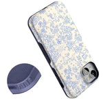 Cupid's Canvas | Periwinkle Floral Case Phone Case Casetry 
