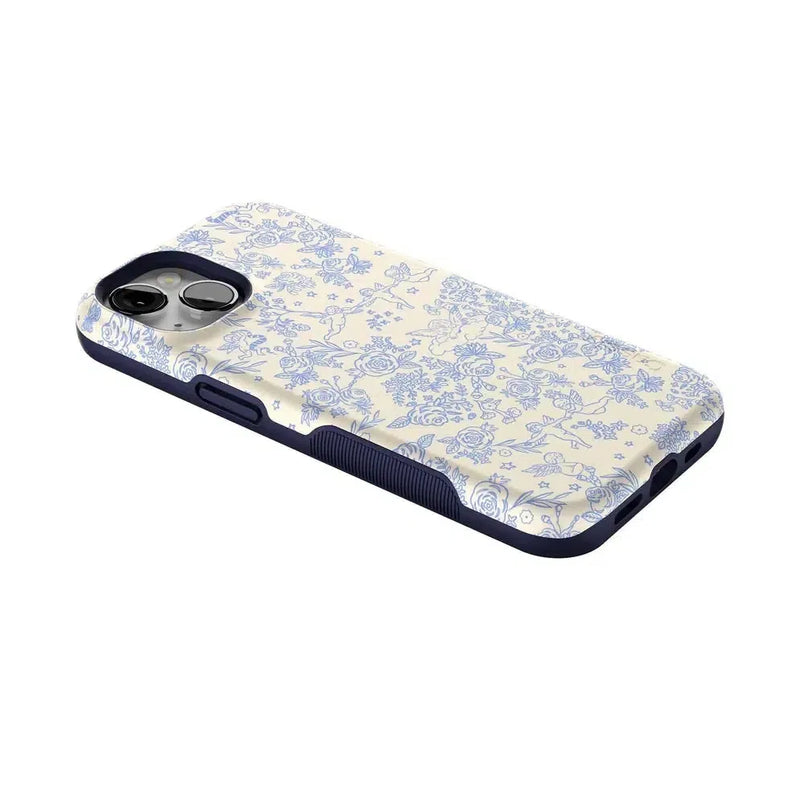 Cupid's Canvas | Periwinkle Floral Case Phone Case Casetry 