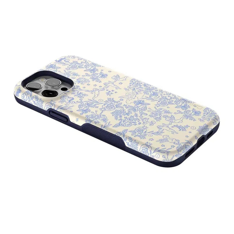 Cupid's Canvas | Periwinkle Floral Case Phone Case Casetry 