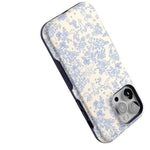 Cupid's Canvas | Periwinkle Floral Case Phone Case Casetry 